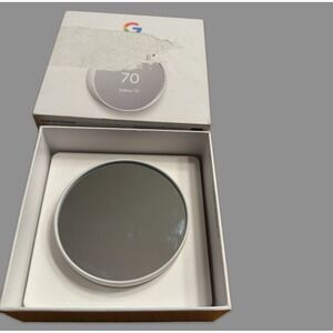 Google Nest Thermostat Snow GA01334-US Smart WiFi Thermostat Open Box Like New
